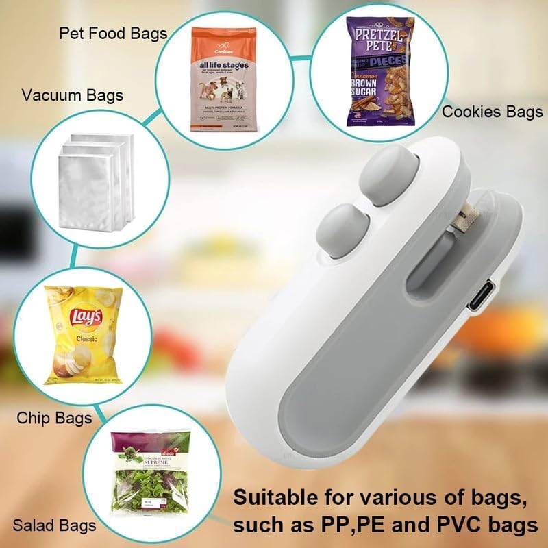 Rechargeable Mini Bag Sealer & Cutter