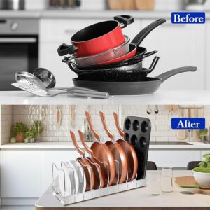 Universal Pot & Pan Lid Organizer Rack