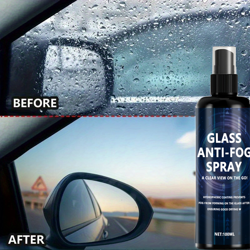 Anti-Fog Spray for Car Windshields & Glasses