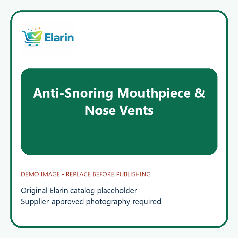 Anti-Snoring Mouthpiece & Nose Vents
