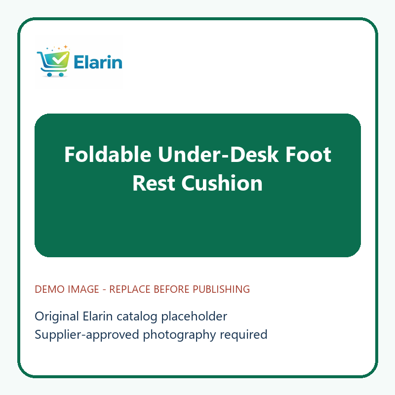 Foldable Under-Desk Foot Rest Cushion