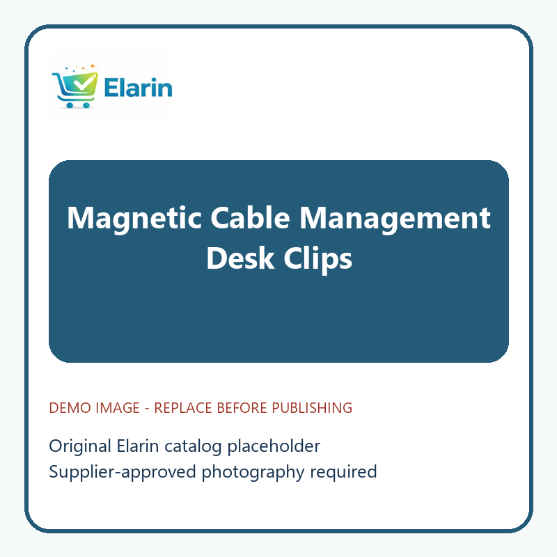 Magnetic Cable Management Desk Clips